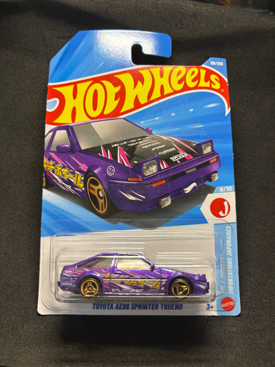 Hot Wheels Toyota AE86 Sprinter Trueno Imported Mainline 1:64 Scale