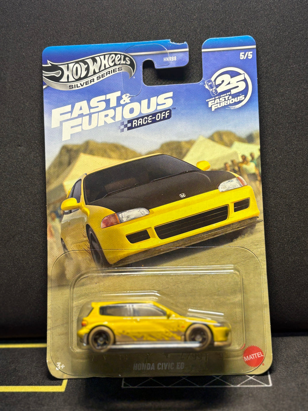 Hot Wheels Fast & Furious 25th Anniversary Silver Series – Complete Set of 5 | 1:64 Car Culture