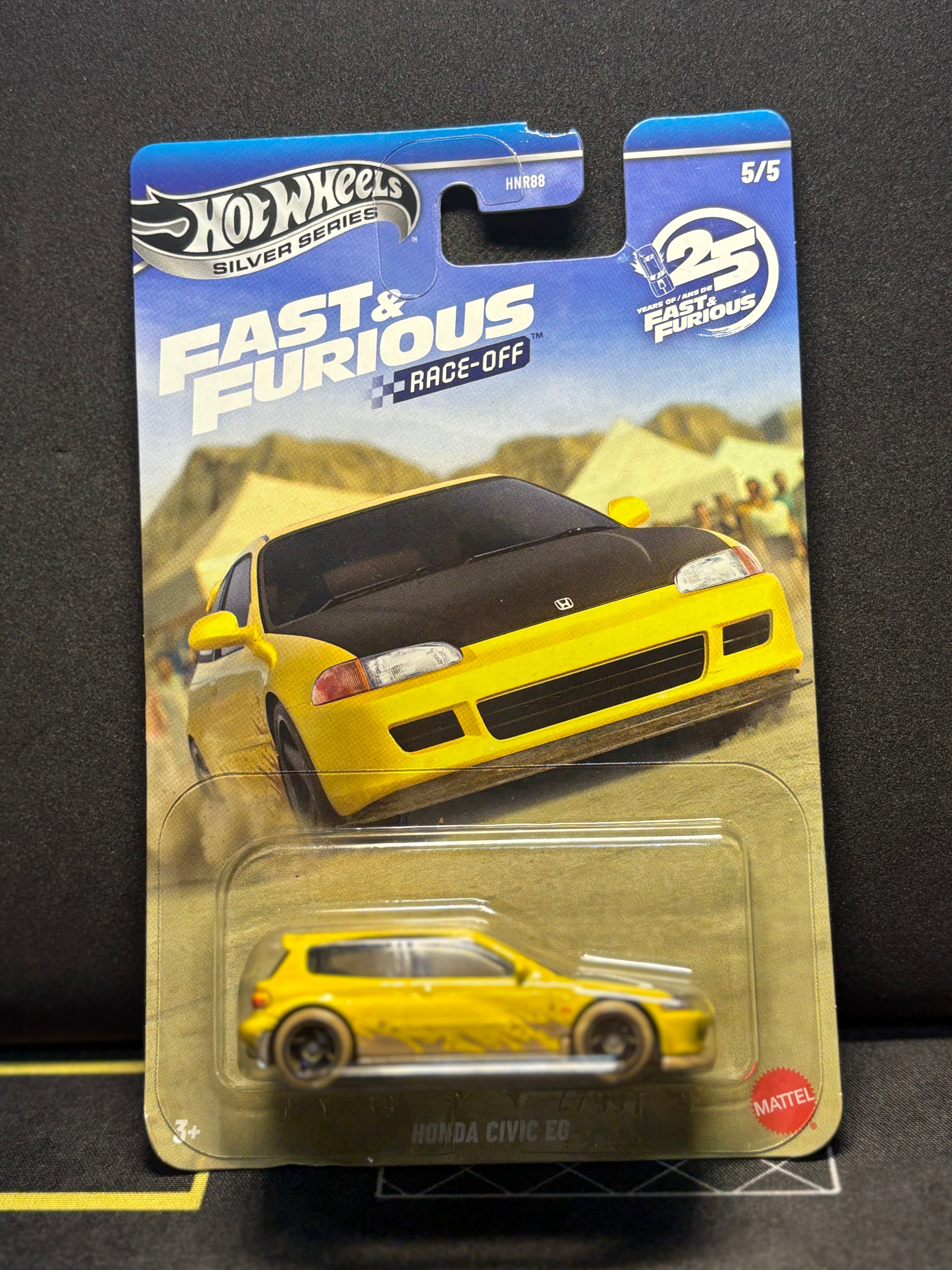 Hot Wheels Fast & Furious 25th Anniversary Silver Series – Complete Set of 5 | 1:64 Car Culture