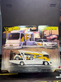 Hot Wheels '24 Honda Civic Type R + Kousoku Hauler – Team Transport | 1:64 Car Culture
