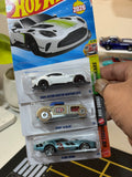 Hot Wheels 3-Car Bundle – 2024 Aston Martin Vantage GT3, Chop 'N Bloc & Slide-Burn