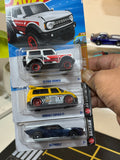 Hot Wheels 3-Car Bundle – '21 Ford Bronco, Renault Espace F1 & Batmobile