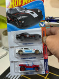 Hot Wheels 3-Car Bundle – '96 Dodge Viper GTS, '11 Corvette Grand Sport & Spider-Mobile