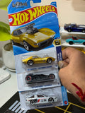 Hot Wheels 3-Car Bundle – '68 Corvette Gas Monkey Garage, Dark Knight Batmobile & '88 Mitsubishi Starion