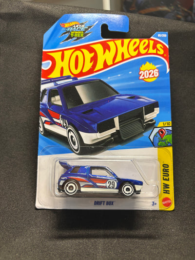 Hot Wheels Drift Box Imported Mainline 1:64 Scale