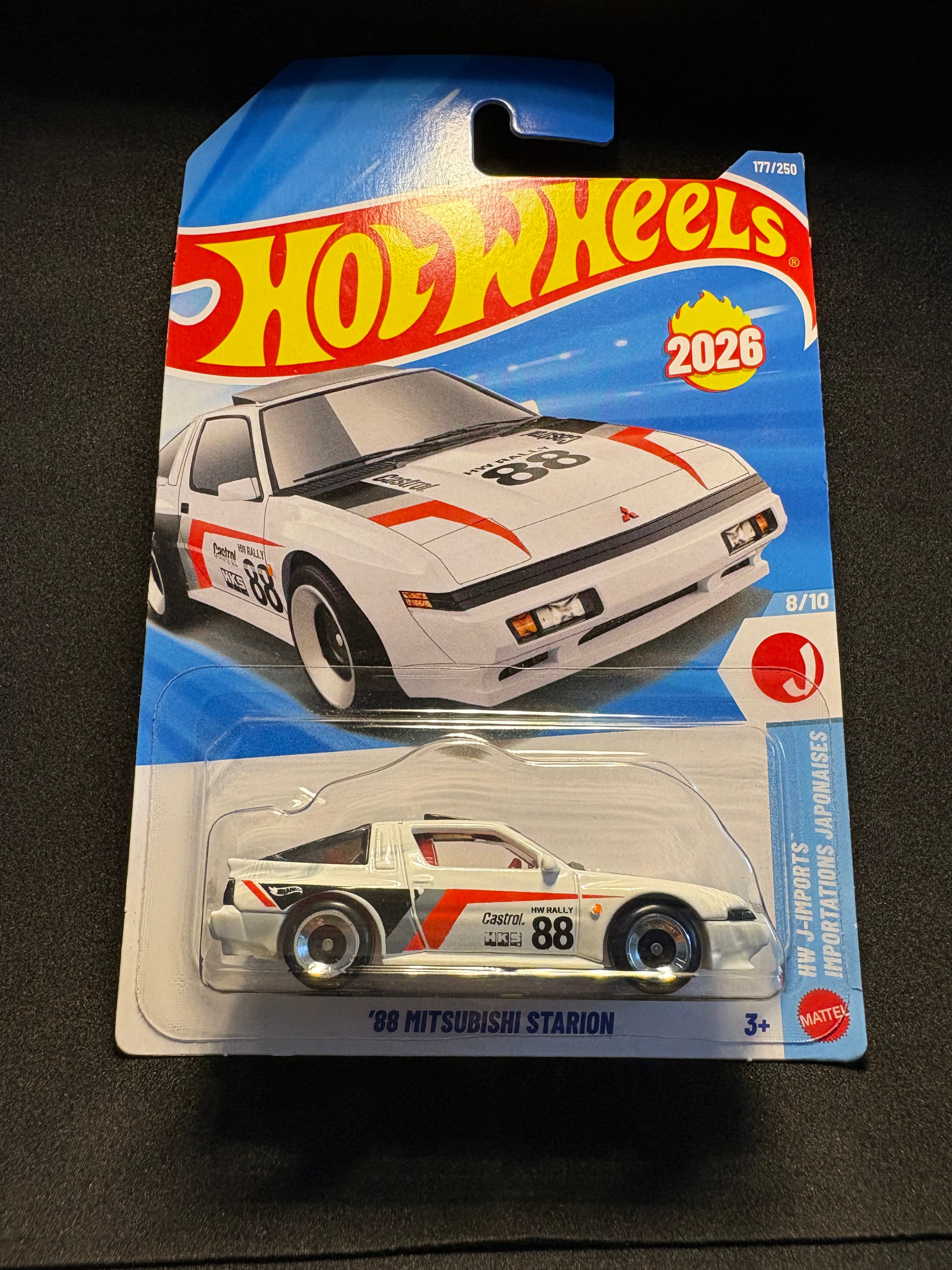 Hot Wheels '88 Mitsubishi Starion Imported Mainline 1:64 Scale