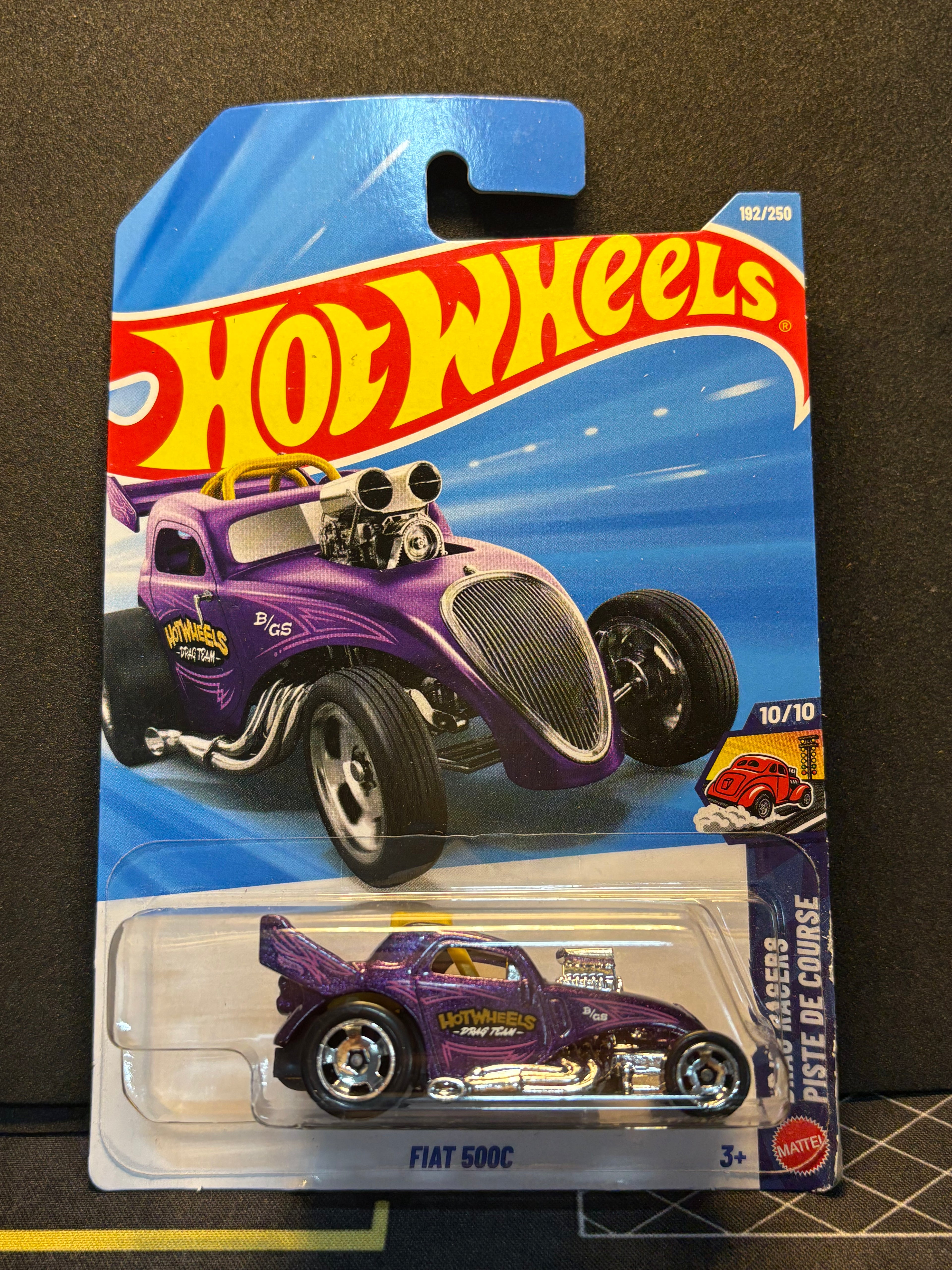 Hot Wheels Fiat 500C – Imported Mainline 1:64 Scale