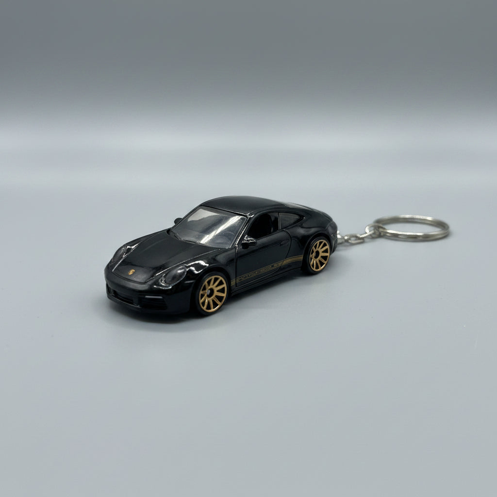 Hot Wheels Porsche 911 Carrera T Keychain – Factory Fresh | 1:64 Diecast