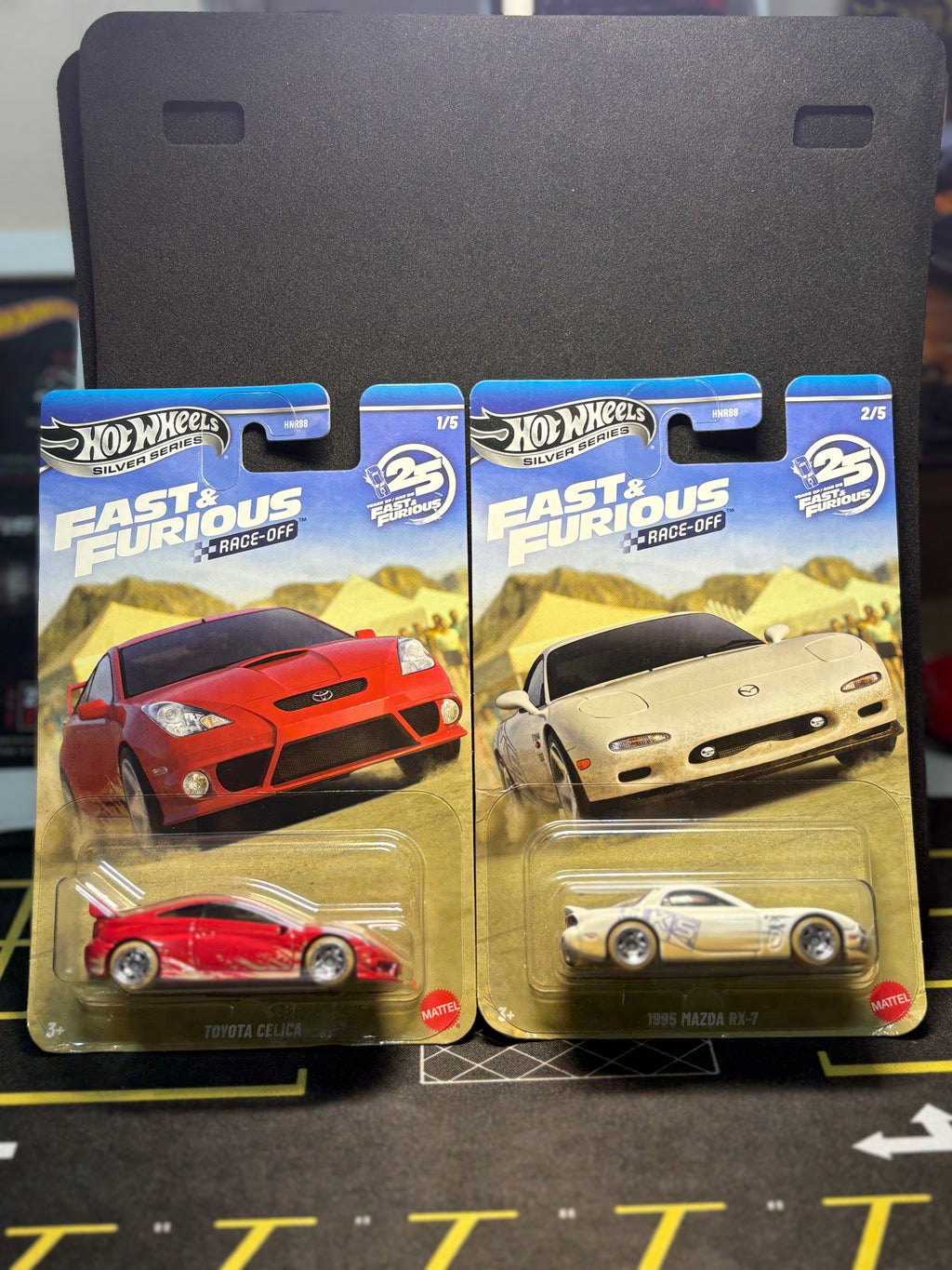 Hot Wheels Fast & Furious 25th Anniversary Silver Series – Complete Set of 5 | 1:64 Car Culture