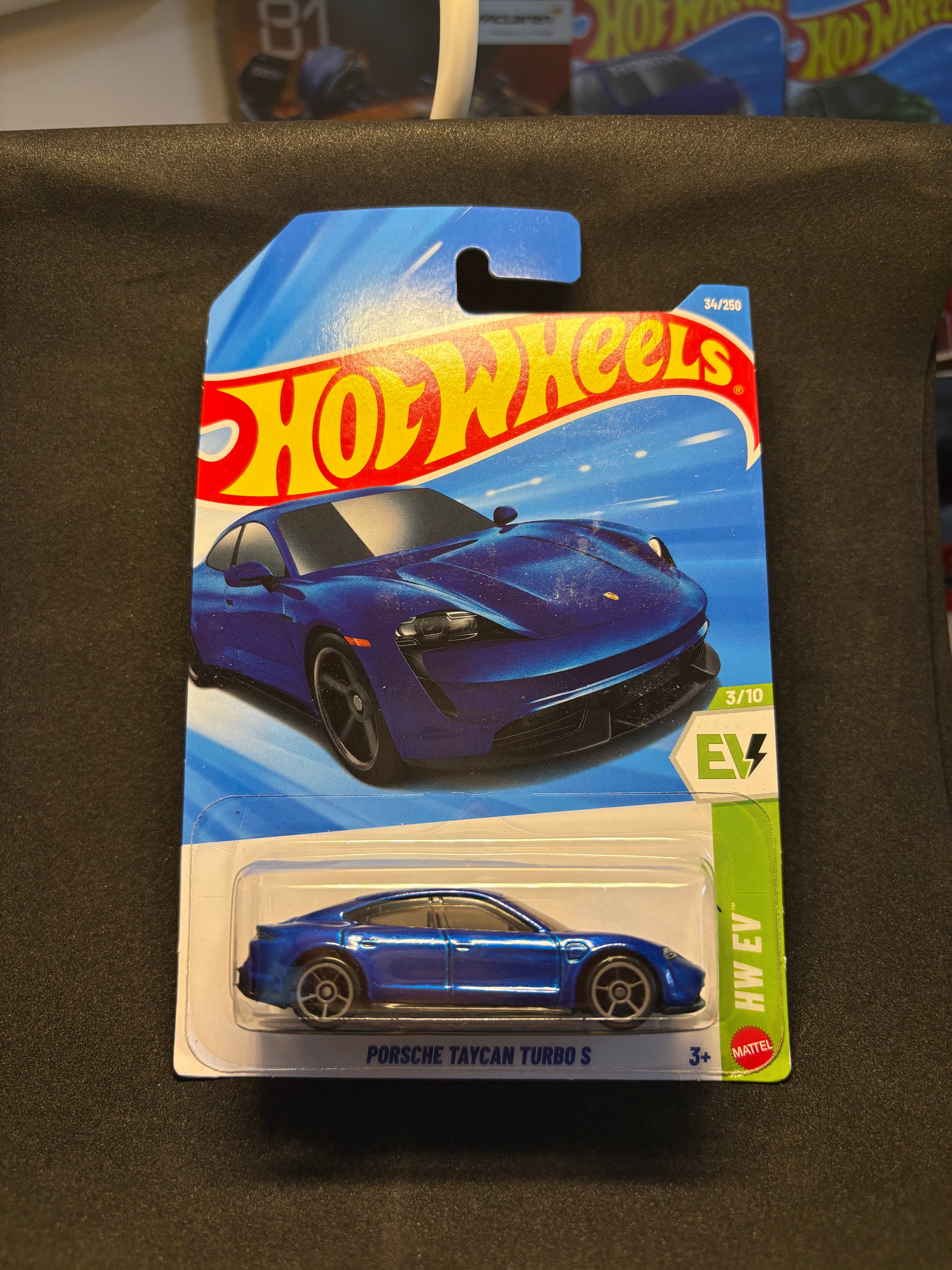 Hot Wheels Porsche Taycan Turbo S Imported Mainline 1:64 Scale