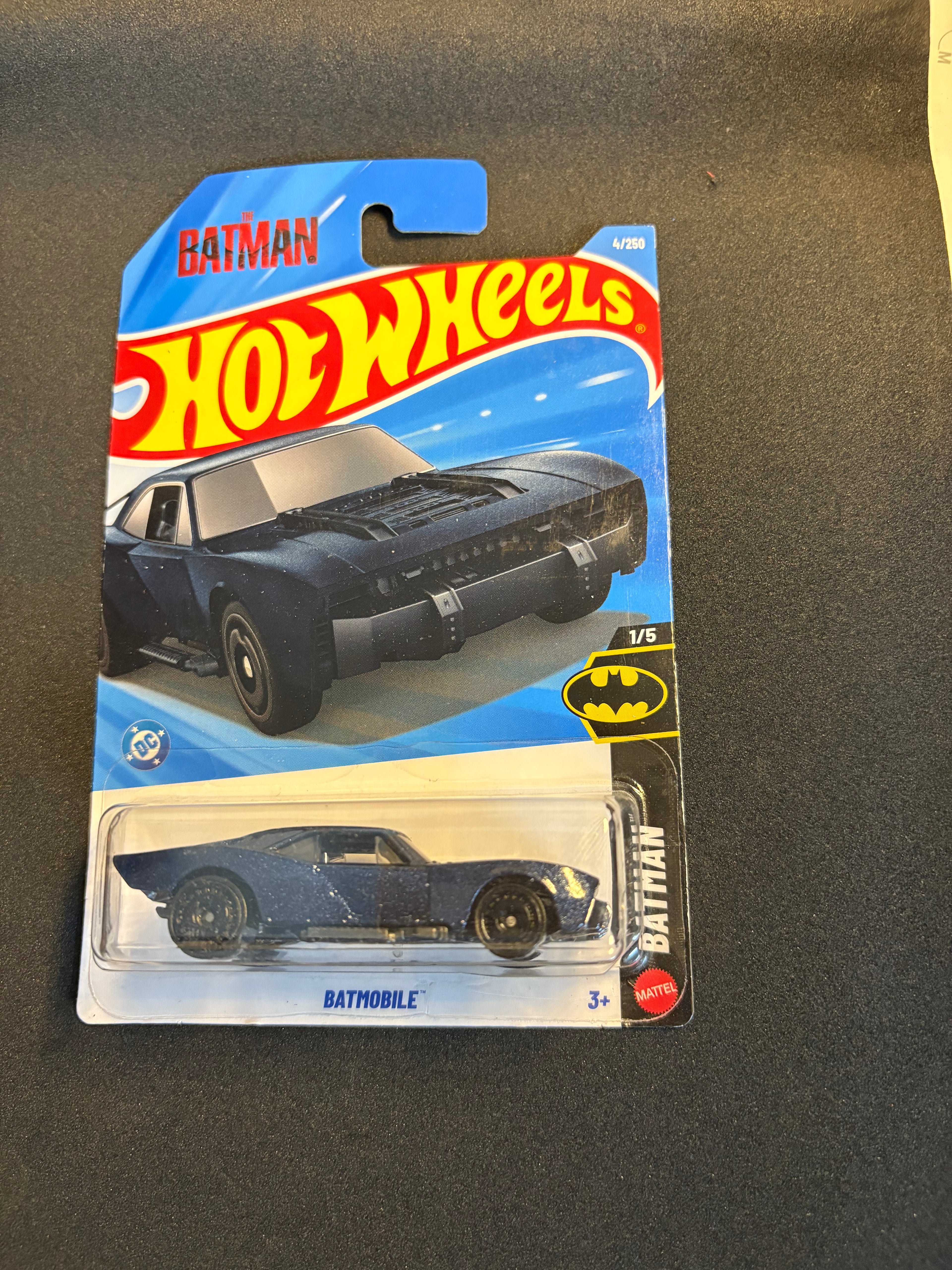 Hot Wheels Dark Knight Batmobile Imported Mainline 1:64 Scale