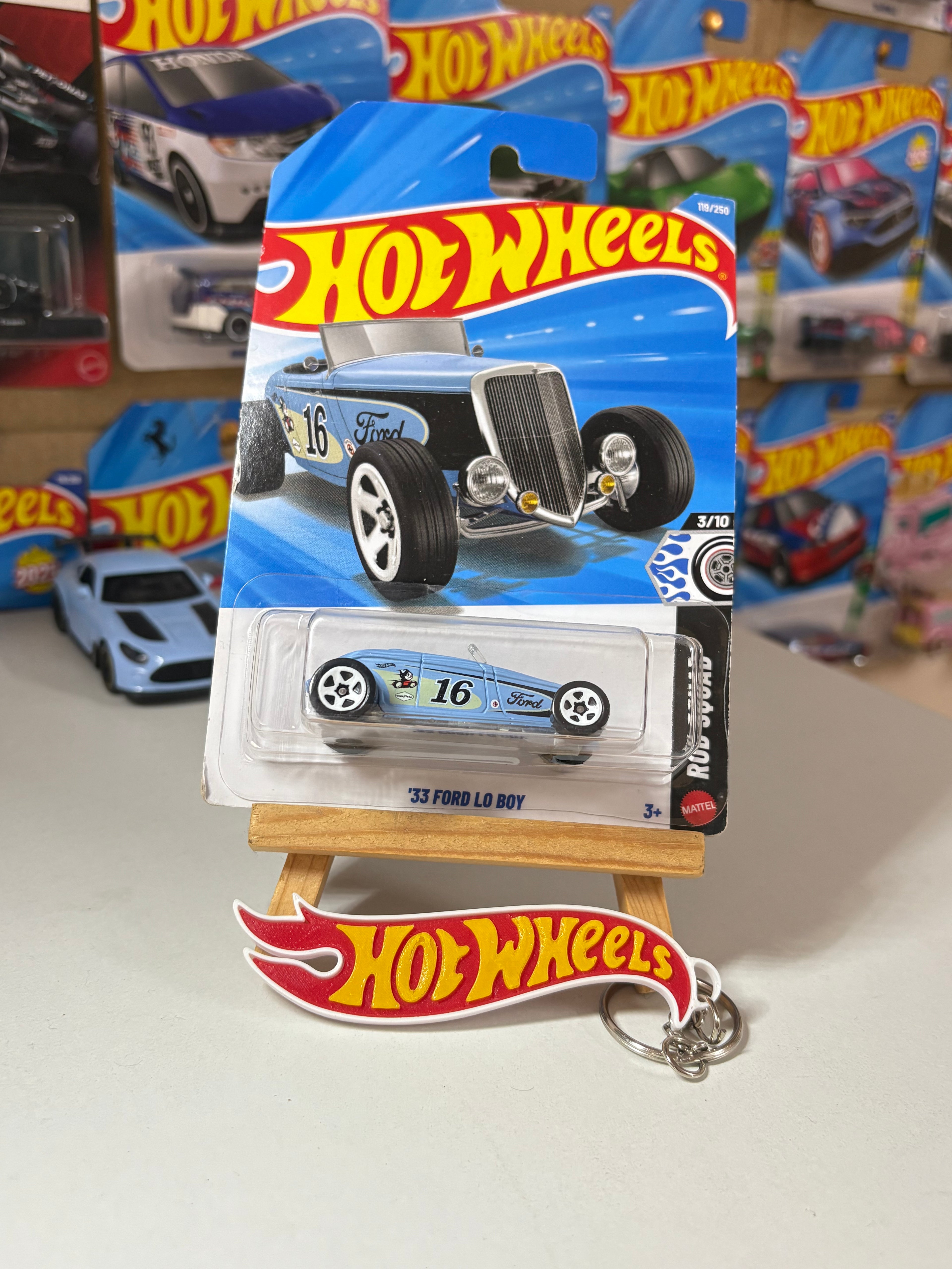 Hot Wheels '33 Ford Lo Boy – Imported Mainline 1:64 Scale